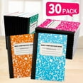 thumbnail image 3 of feela Mini Composition Notebook, Cute 30 Pack 5 Pastel Colors Narrow Ruled Mini Composition Books Bulk, Small Pocket Marble Journal Notebooks for Students College, Pocket Size 4.5 x 3.25 in, 3 of 7