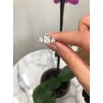 thumbnail image 2 of Meilani - Moissanite Princess Cut Lab Diamond Engagement Ring with Sidestones, 2 of 4