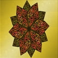 thumbnail image 1 of Ahgly Company Machine Washable Indoor Square Transitional Bright Gold Yellow Area Rugs, 8' Square, 1 of 7