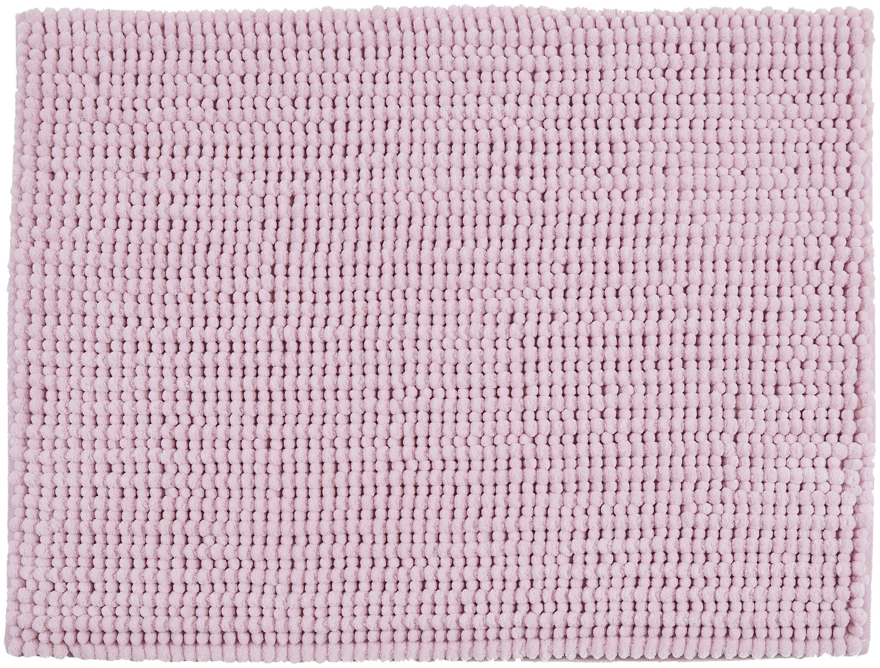 Better Homes & Gardens Memory Foam Noodle Bath Mat, Mauve Splash, 17" x 23.5"