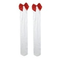 thumbnail image 2 of Holzlrgus Women's Satin Bow Stockings Thigh High Over Knee Stockings, 2 of 3