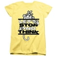 thumbnail image 3 of Popfunk Dora The Explorer LetÂ’S Stop And Think Women's T Shirt, Banana, 2X-Large, 3 of 4