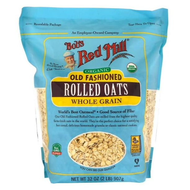 Bob's Red Mill, Organic Old Fashioned Rolled Oats, Whole Grain, 32 oz