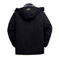 thumbnail image 3 of Waterproof Rain Jacket Women Lightweight Outdoors Raincoat Insulated Mountain jackets Outdoor Charging Suit For Women Outdoor Breathable, And Thickened Climbing Suit, Trendy Jacket Black 4XL, 3 of 3