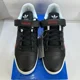 thumbnail image 4 of Adi - das Originals Forum Low Black Leather Athletic Shoes HQ4536 Men’s Size 11, 4 of 6