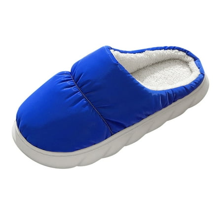 

Fsqjgq Mens Slippers Size 11 Bedroom Slippers Men And Women House Slippers Men Slippers Winter Home Cotton Slides Christmas Antlers Print Thermal Slippers Casual Home Shoes Slippers for Men Shower