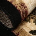 thumbnail image 5 of Home Dynamix Optimum Kawan Traditional Leaves Area Rug, Black/Beige, 7'8"x10'4", 5 of 6