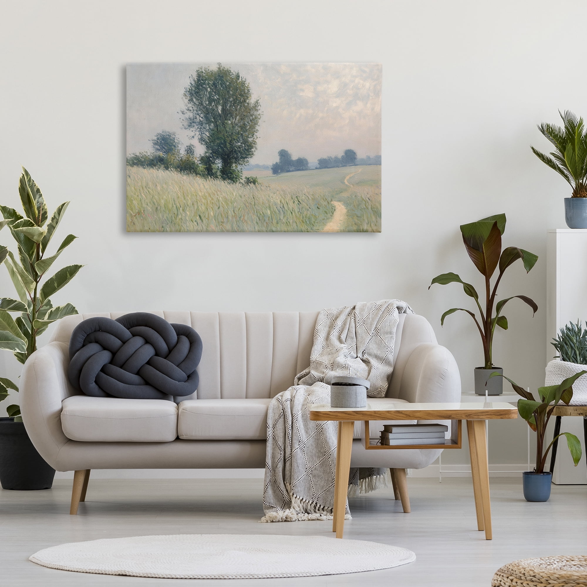 Stupell Industries Tall Grass Path Through Meadow Canvas Wall Art, design by Petal Prints Design