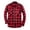 za-Red, variant on Men Flannel Shirt, Long Sleeve Plaid Button Down Tshirt, Casual Shirt for Men Work Tee Shirts
