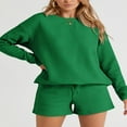 thumbnail image 4 of Ensemble de Sweat-Shirt et Shorts Assortis pour Pyjamas pour Femmes, 4 of 9