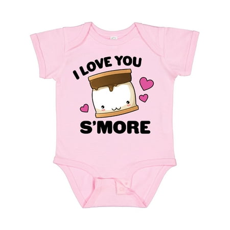 

Inktastic Valentines Day I Love You S more with Pink Hearts Gift Baby Boy or Baby Girl Bodysuit