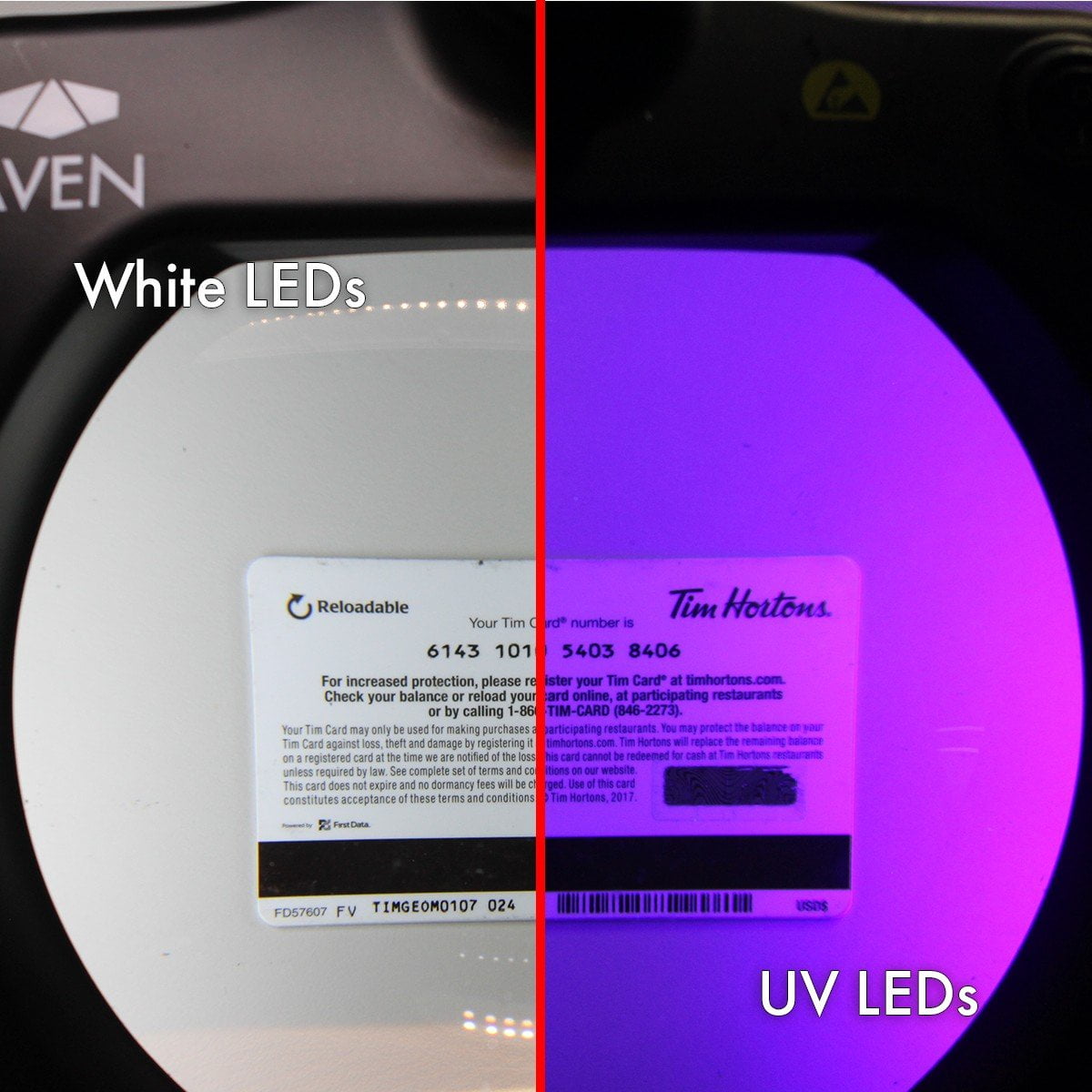 Aven MagnifierLight,Spring,AR 36in,BLK 26505-ESL-XL5-UV