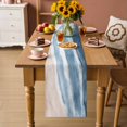 thumbnail image 2 of Summer Ocean Table Runner 72 Inches, Coastal Sea Waves Beach Ombre Blue Bed Runner Dresser Scarves Tabletop for Indoor Outdoor Parties/Ceremony/Banquet, 18" x 72", 2 of 9