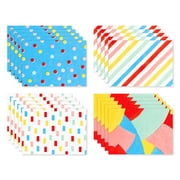 American Greetings All Occasion Mini Notes, Dots on Blue (4-Designs, 20-Count)