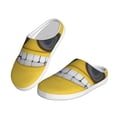thumbnail image 2 of Daiia Smiling With Sunglasses Print Women’s Fuzzy Slippers Memory Foam Lightweight House Shoes Cozy Loafer Flannel House Shoes-40/41, 2 of 7