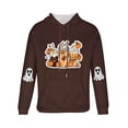thumbnail image 3 of Blusa con capucha de manga larga para hombre, moda para el Día de Todos los Santos, estampado de fantasmas, sudadera con capucha y cordón para el tiempo libre, sudadera con capucha para hombre, blusa, 3 of 3