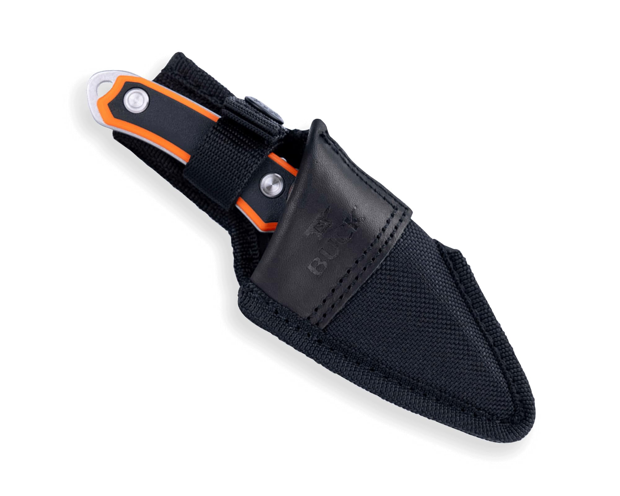 Buck Knives 662 Alpha Scout Select Fixed Blade Hunting Knife with 420HC Steel, Orange