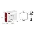 thumbnail image 4 of Camera Mounting Bracket Durable ABS Build, 1/4 Screw Top, Tripod Compatibility, Grey for Insta360 Go 2, 4 of 6