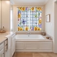 thumbnail image 3 of Curtains 84 Inches Long 2 Panels, Sunflowers Grommets Window Treatment Curtain, Spring Watercolor Flowers Butterflies Hydrangea Blue Thermal Curtains Drapes for Living Room/Bathroom, 3 of 9