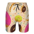 thumbnail image 4 of Naloa Donuts Men's Beach Shorts, Surfing shorts, Swim trunks, Quick Dry Swim Trunks for Surfing Beach Fun -, 4 of 9
