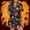 Grey, variant on Halloween Pajamas Halloween Satin Print Button Short Sleeve Pajamas for Women Set