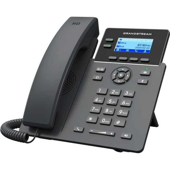 Grandstream GRP2602W IP Phone, Corded, Corded/Cordless, Wi-Fi, Wall Mountable, Desktop