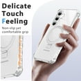 thumbnail image 2 of Dteck for Samsung Galaxy S24 Case with Screen Protector [Auto Alignment Kit], Slim Clear Back Shockproof Full Body Phone Cover with Ring Stand Camera Lens Cover for Samsung Galaxy S24, 2 of 7