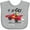 AC-Heather Grey, variant on Inktastic Go Go Go Red Racing Car Boys or Girls Baby Bib