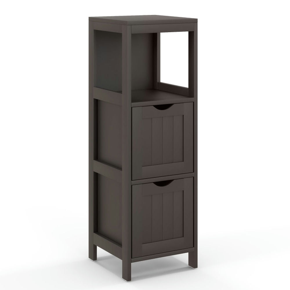 GVN Wooden Bathroom Floor Cabinet with Removable Drawers-Brown, Bathroom Cabinet Storage for Entryway Storage, Home Office Furniture GVN Wooden Bathroom Floor Cabinet with Removable Drawers-Brown, Bathroom Cabinet Storage for Entryway Storage, Home Office Furniture