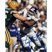 Michael Strahan Battling Mark Tauscher Hand-Signed 16 x 20 Photograph
