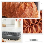Hukitchen Silicone Loaf Pan for Bread Cake Meat Pie Baking Mold Non-Stick Convenient Kitchen Bakeware