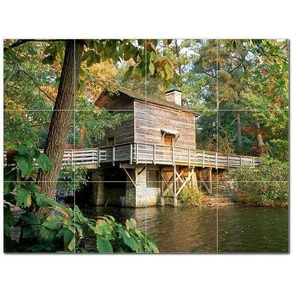 Bridge Photo Ceramic Tile Mural Kitchen Backsplash Bathroom Shower 404265-S43
