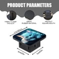 thumbnail image 2 of Hitch Cover Fits For 2-Inch Hitch,White Cat With Ice Blue Furrubber Trailer Hitch Cover Tube Plug Insert,Car Exterior Accessories, Receiver Tube Hitch Plug, 2 of 6