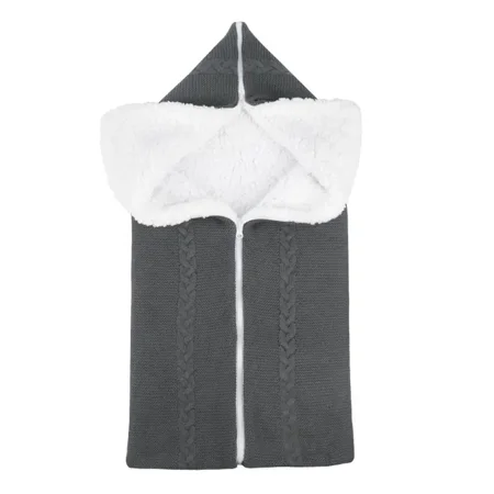 

Winter Baby Anti-Kicking Pajamas Blanket Can Open For Double-use Thickened Fleece Baby Stroller Duvet Warm Pajamas Swaddle Inner Warm Lamb Fleece Material Size 70*35cm/27.56*13.78‘‘