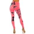 thumbnail image 3 of 2Chique Boutique Women's High Waist Tie Dye Fashion Leggings Super Soft Stretch Fabric, 3 of 4