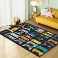 thumbnail image 6 of Gaming Area Rugs Gamer Player Rug for Boys Room Decor Teens 3D Video Game Controller Room Mat Carpet Decor for Bedroom Living Room Playroom Carpet Green (59"x39"), 6 of 6