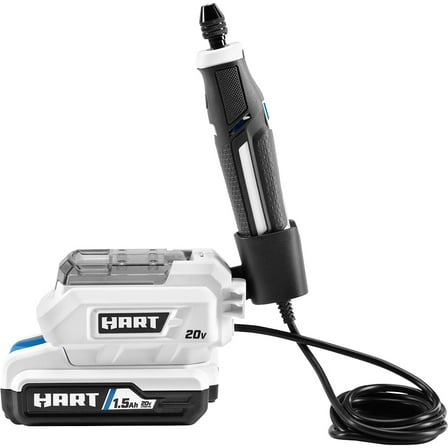 HART 20-Volt Cordless Precision Craft Rotary Tool Kit, Gen2
