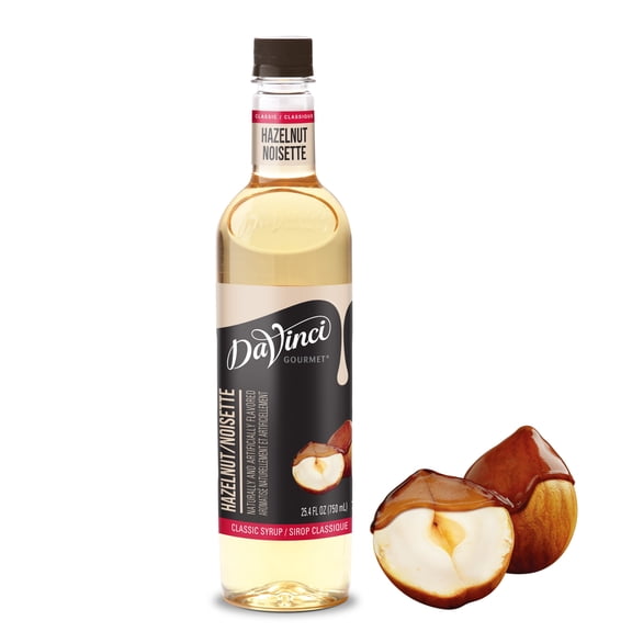 DaVinci Gourmet Classic Original Hazelnut Syrup, 25.4 Fluid Ounces (Pack of 1)
