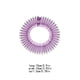 thumbnail image 5 of Vogacara Peine elástico Circular completo para mujer, peines flexibles para niñas, soporte para diadema, accesorio de peluquería para fiesta, Type1 NO1, 5 of 6