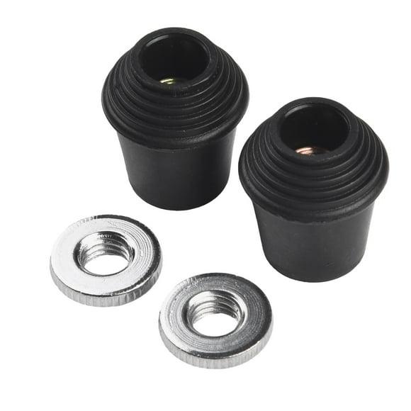 2Pcs Rubber Feet Tip Floor for Tom Bass Drum Leg Feet Parts for Drummer Player
