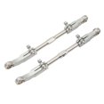 thumbnail image 4 of RC Rear Upper Suspension Pull Rod, 141mm 2PCS Adjustable RC Silver Rear Upper Suspension Pull Rod   For RC Car Accessories, 4 of 8