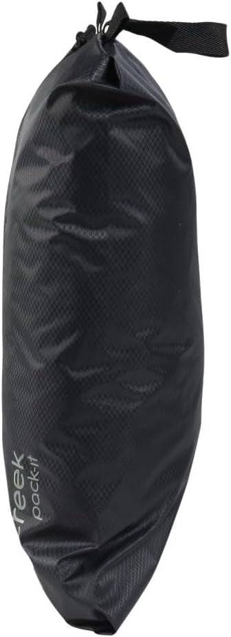 Pack-It Isolate Shoe Sack - Breathable Shoe Sack for Travel - Lightweight & Portable - Washable - Water-Resistant - Easy-Grab Zipper - Top Handle - Black