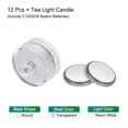 thumbnail image 3 of Unique Bargains 12Pcs Bright LED Tea Light, Warm White Waterproof Flameless Candles Color Change Party Wedding Festivals Decor, 3 of 7