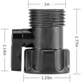 thumbnail image 2 of Shower Pressure Regulator Matte Black, 8pcs Brass Shower Head, 2 of 4
