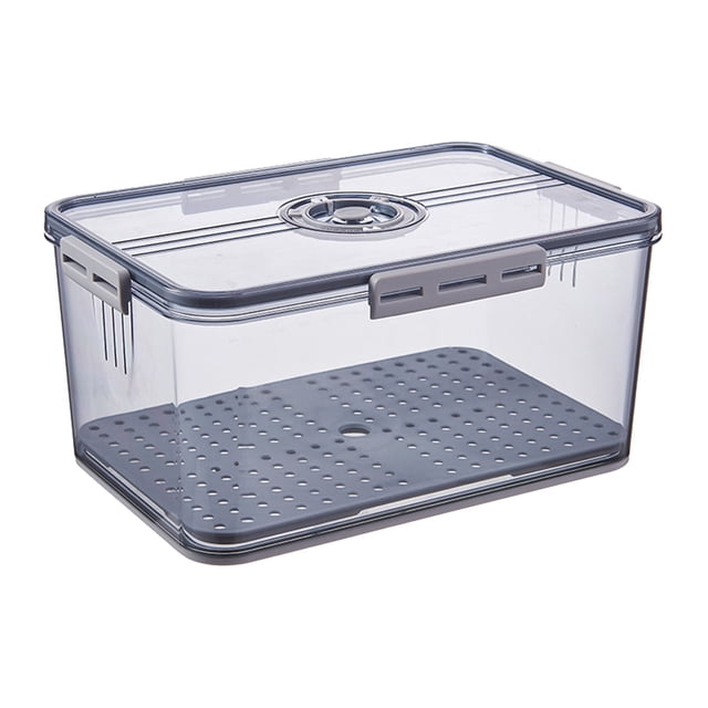Cqxid Closure Bags & lids & Boxes Under $30 Bread Airtight Bread For Kitchen Counter Time Recording Bread Box With Lid Plastic Bread With Air Bread Loaf For Bun Sandwich