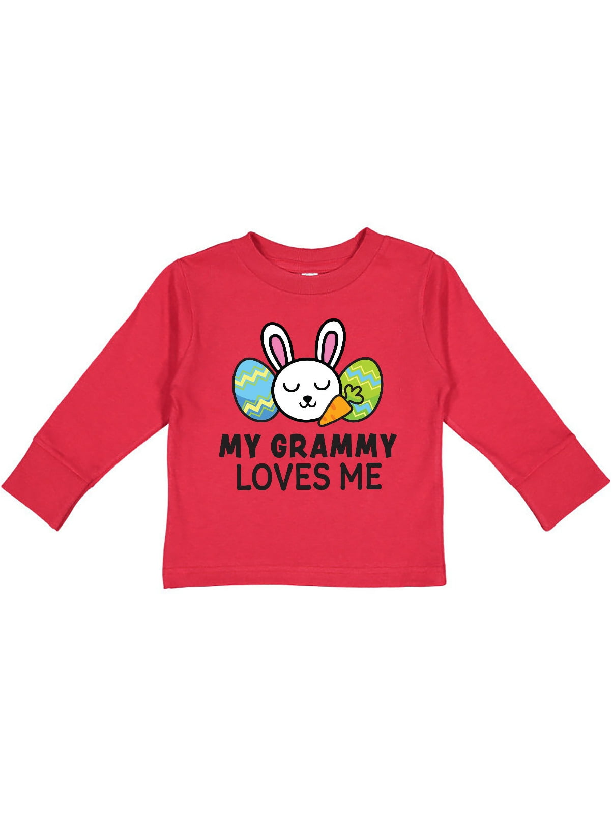 inktastic My Grammie Loves Me with Bunny and Easter Eggs Toddler T-Shirt inktastic My Grammie Loves Me with Bunny and Easter Eggs Toddler T-Shirt