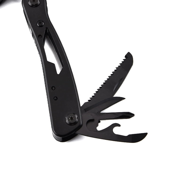 Folding Pliers Outdoors Hunting Stainless Multitools, EDC Multi-tool Folding Plier Tool Portable Knife Replaceable Hand Tools Set