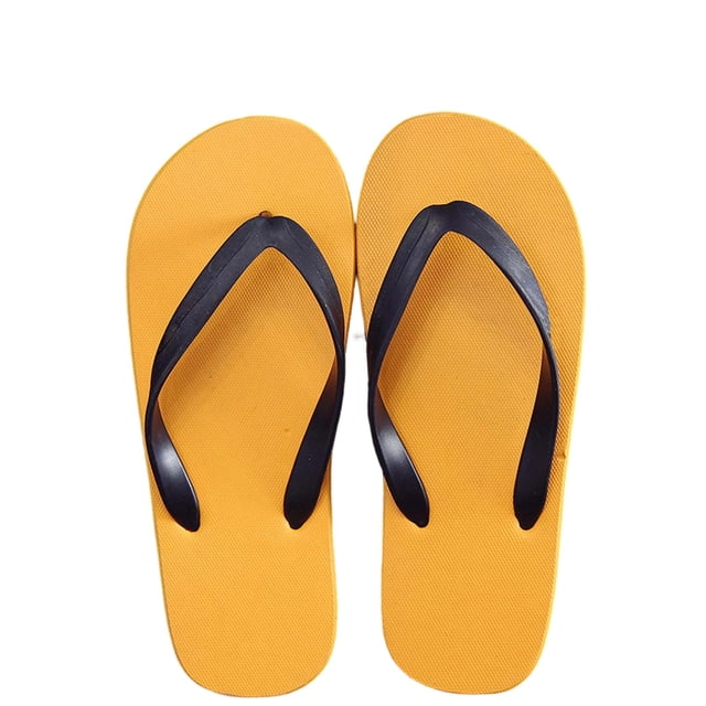 Men's Fashionable Solid Color Flip Flops Casual Comfortable Beach Sandals For Outdoor Leisure And Home Wear