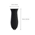 thumbnail image 2 of 1 Ensemble 4 Pcs Supports de Pot en Silicone Antidérapants Protecteurs de Poignée de Pot Anti-Brûlure, 2 of 9