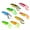 Color A+B+C+D+E+F+G+H, variant on BE-TOOL Soft Frog-Shape Fishing Lure Silica Gel Topwater Lures with Treble Hook for Freshwater Saltwater Bass Trout
